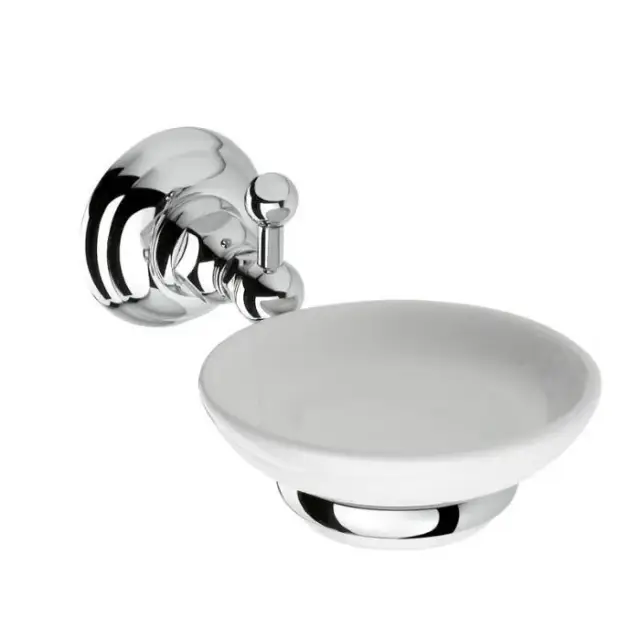 Nicolazzi Accessori Classica Мыльница с керамической чашей, подвесная, цвет: хром 1487CR