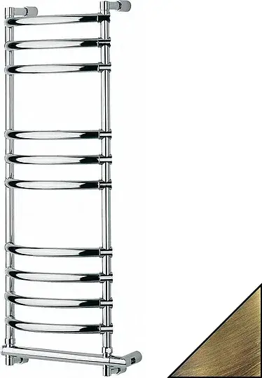 Margaroli Luna 534 Полотенцесушитель электрический выгнутый 47х102h (36), цвет: bronze/old brass 5344711OBNB