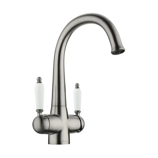 Omoikiri Okinawa 2-SI Смеситель для кухни с возм. подключить фильтр, цвет: античное серебро 4994255