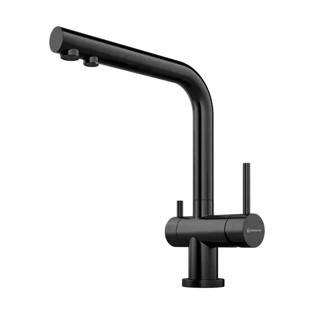 Omoikiri Nagano-GM Смеситель для кухни с возм. подключить фильтр, цвет: вороненая сталь 4994179