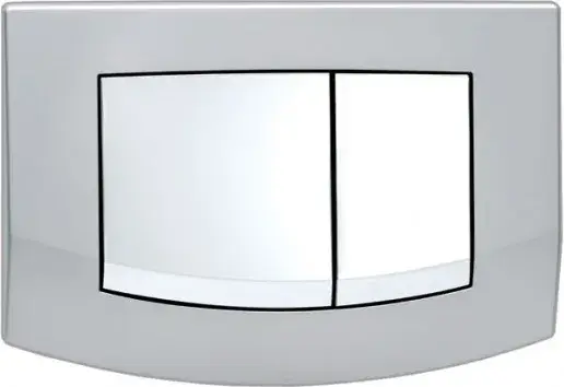 Tece Ambia Кнопка смыва для унитаза, пластик, цвет: хром матовый/хром глянцевый 9240253