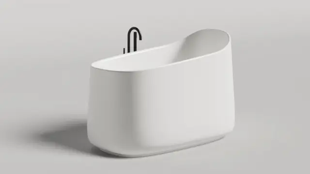 Salini Oriente Ванна из S-Sense отдельностоящая, овальная, 140х80х96h см, цвет: по RAL, глянцевый 1043101GF