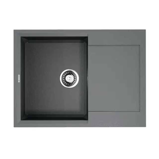 Omoikiri Sakaime 68-GR Кухонная мойка Tetogranit 68x50 см, цвет: leningrad grey 4993545