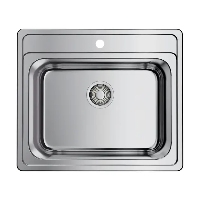 Omoikiri Ashi 56-IN Кухонная мойка нерж. сталь 56x48 см, цвет: нержавеющая сталь 4993449