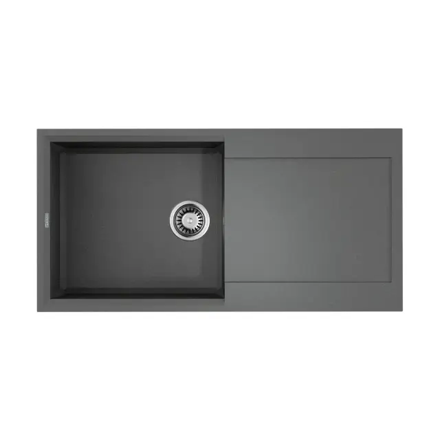 Omoikiri Sakaime 100-GR Кухонная мойка Tetogranit 100x50 см, цвет: leningrad grey 4993561