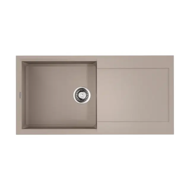 Omoikiri Sakaime 100-SA Кухонная мойка Tetogranit 100x50 см, цвет: бежевый 4993886