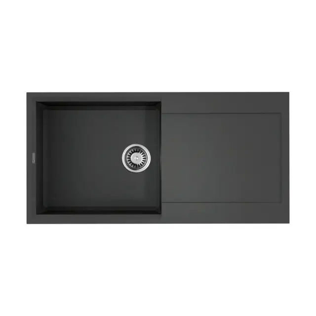 Omoikiri Sakaime 100-PL Кухонная мойка Tetogranit 100x50 см, цвет: платина 4993891