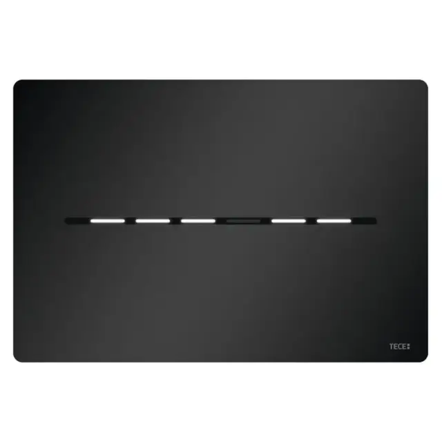 Tece Solid Кнопка смыва для унитаза антивандальная, металл, бесконтактная, цвет: черный матовый 9240455