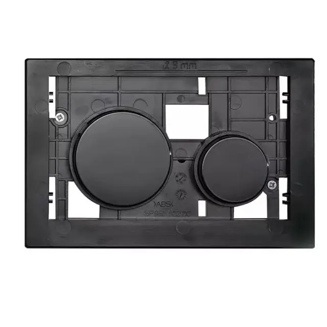 Tece Loop Кнопка смыва для унитаза, клавиши без панели, пластик, цвет: черный 9240667