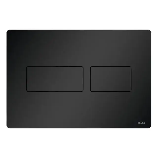 Tece Solid Кнопка смыва для унитаза антивандальная, металл, цвет: черный матовый 9240416