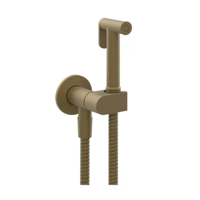 Gessi Origini Гигиенический душ без смесителя, 1 вид струи, длина шланга 125 см, цвет: antique brass 45126#713