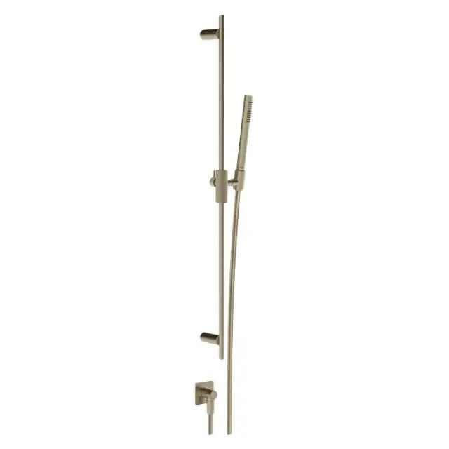 Gessi Inverso Diamantato Душевой гарнитур: душ, держатель, шланг 150см,цвет:warm bronze brushed PVD 73641#726