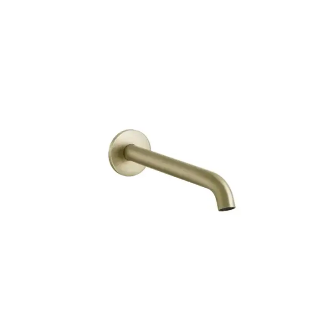 Gessi Gessi316 Излив настенный для раковины 21 см, цвет: brushed brass PVD 54110#727
