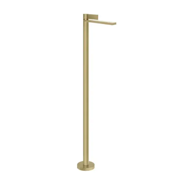 Gessi Inverso Diamantato Смеситель для раковины напольный, излива 108,7 см, цвет: brushed brass PVD 73695#727