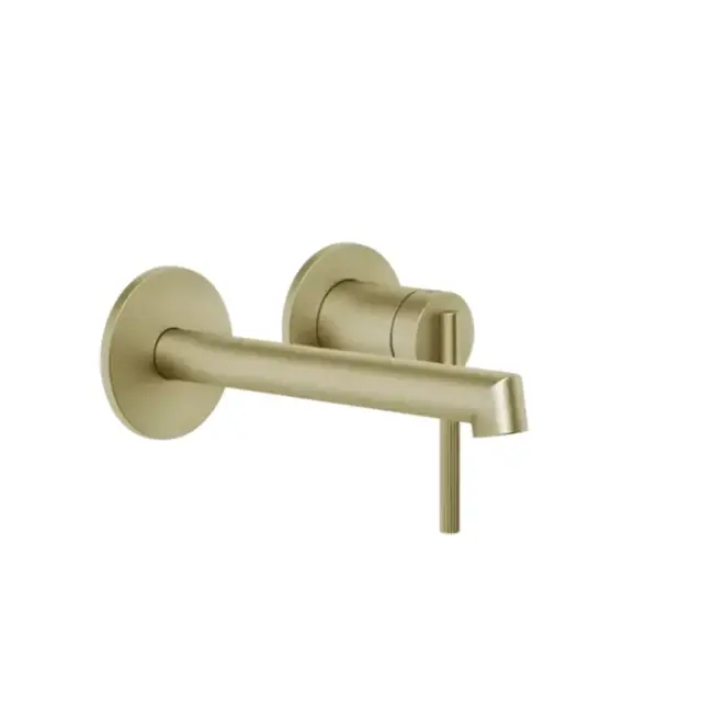 Gessi Ingranaggio Смеситель для раковины встраиваемый, без вн. части, цвет: brushed brass PVD 63581#727