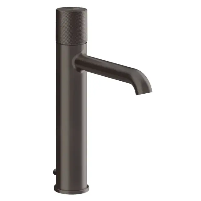 Gessi Habito Смеситель для раковины выс., с д/к, высота излива 17,4см, цвет: black metal brushed PVD 70605#707
