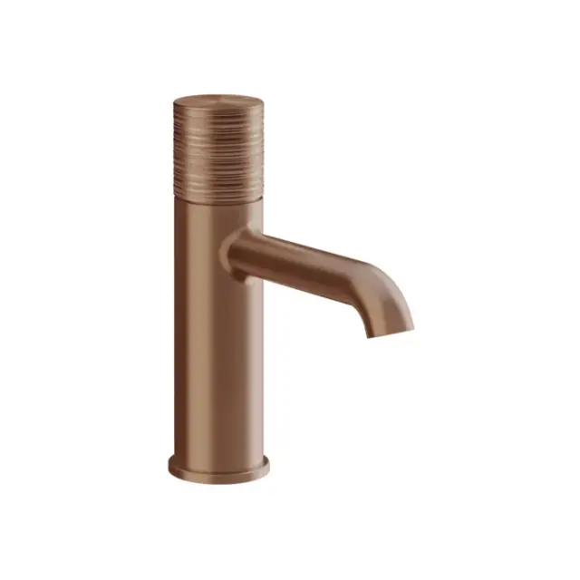 Gessi Habito Смеситель для раковины, без д/к, длина излива 13,1 см, цвет: copper brushed PVD 70302#708