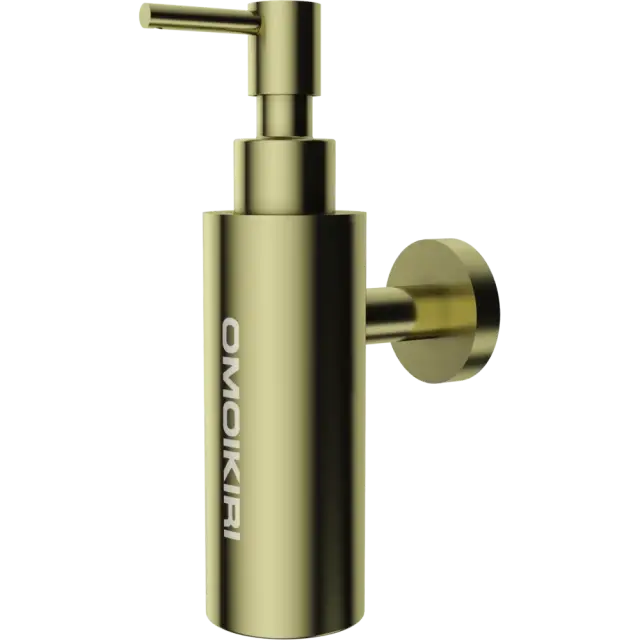 Omoikiri OM-07-LG Дозатор жидкого мыла, латунный, подвесной цвет: светлое золото 4995097