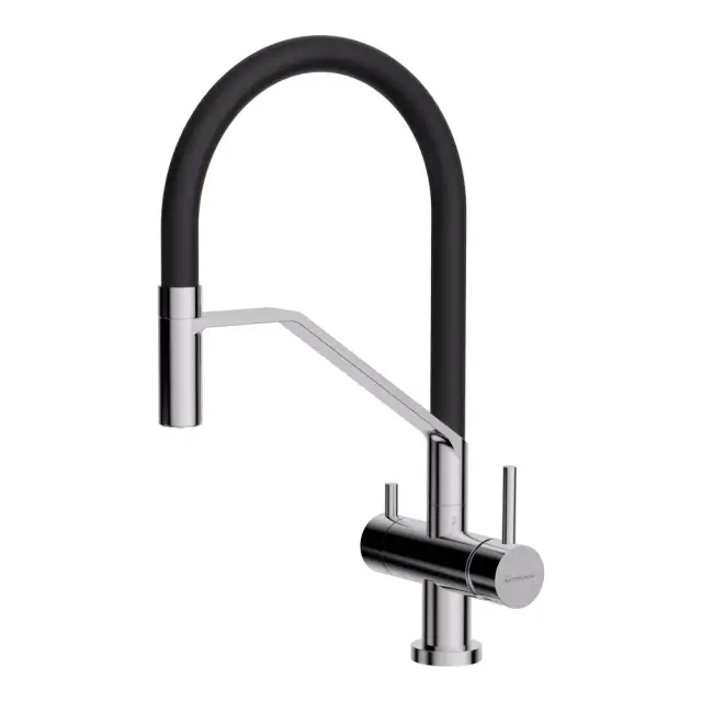 Omoikiri Akeno C-BL Смеситель для кухни с гибким изливом и подключением фильтра цвет: хром 4994543