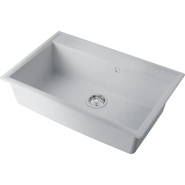 Omoikiri Daisen 77-WH Кухонная мойка из Artgranit 77x51 см, цвет: белый 4997538