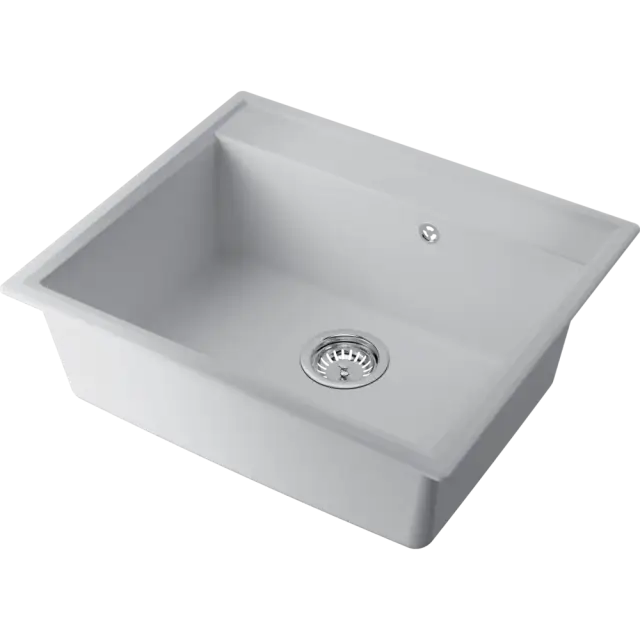 Omoikiri Daisen 60-WH Кухонная мойка из Artgranit 60x51 см, цвет: белый 4997522