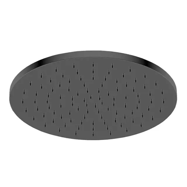 Ritmonio Верхний душ круглый d30 см, с 1 видом струи, цвет: blx brushed black chrome 75A013BLX