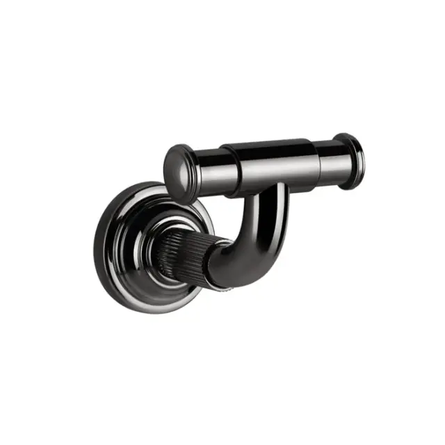 Gessi Venti20 Крючок для полотенец двойной, подвесной, цвет: black metal PVD 65521#706