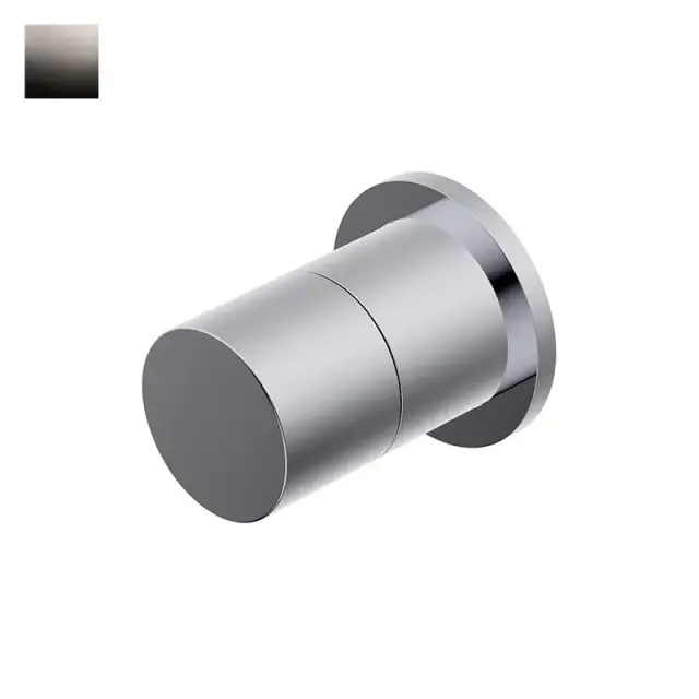 Ritmonio Diametro35 S Переключатель потоков встраиваемый, на 3 потреб., цвет: brushed black chrome PR52LB221BLX