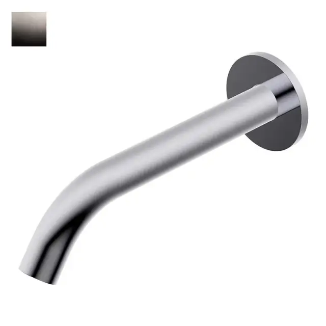 Ritmonio Diametro35 S Излив настенный для ванны 15,8 см, цвет: blx brushed black chrome PR52CC201BLX