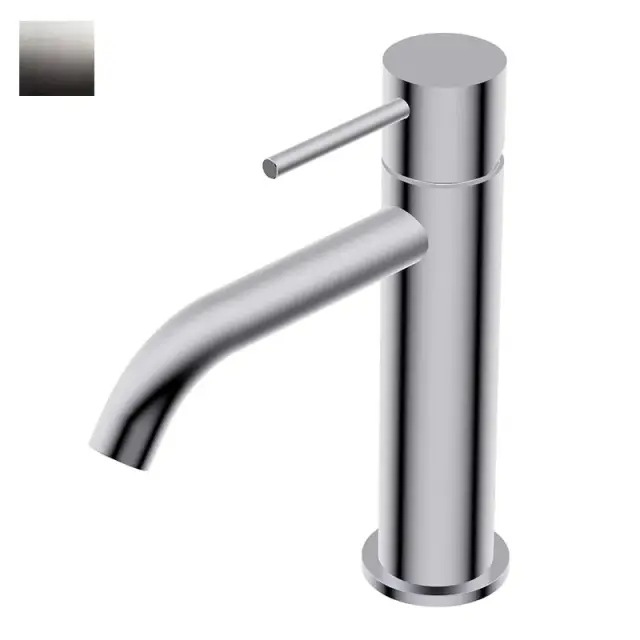 Ritmonio Diametro35 S Смеситель для раковины, без донного клапана, излив 12,7 см, цвет: ix brushed PR52AA201IX