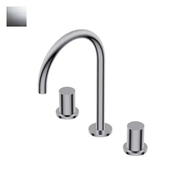 Ritmonio Diametro35 S Смеситель для раковины на 3 отверстия, излив 16 см, цвет: crl chrome PR52AE202CRL