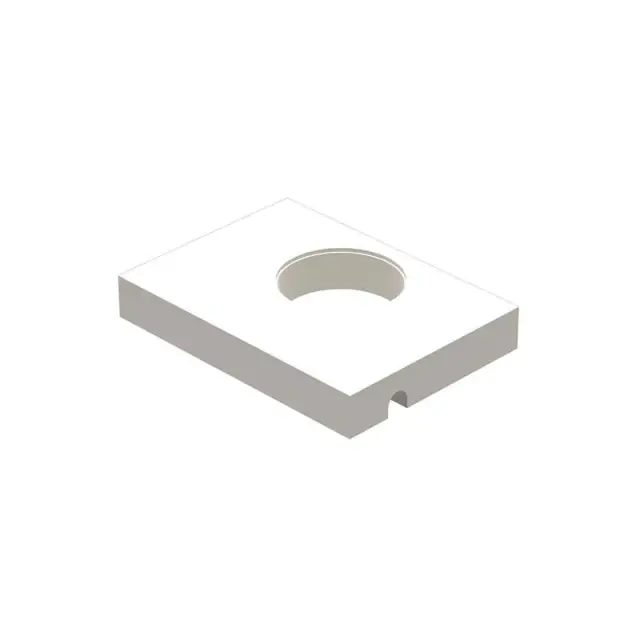 Ritmonio Elementa Полка на рейлинг 13x9,5 см, с 1 отверстием, цвет: white acrylic stone 7N0002F38