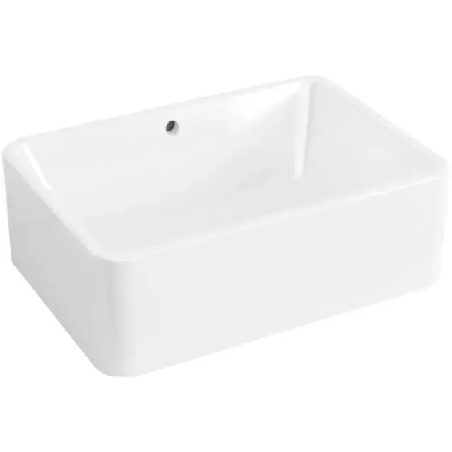 Cielo Shui Comfort Раковина чаша 60x42x20h см, с переливом, цвет: белый глянцевый SHLAA6020