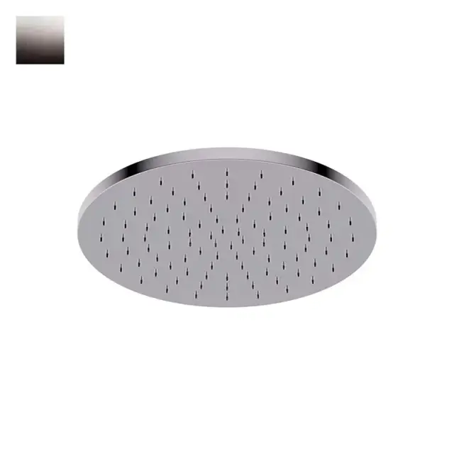 Ritmonio Верхний душ круглый d30 см, с 1 видом струи, цвет: ix brushed 75A013IX