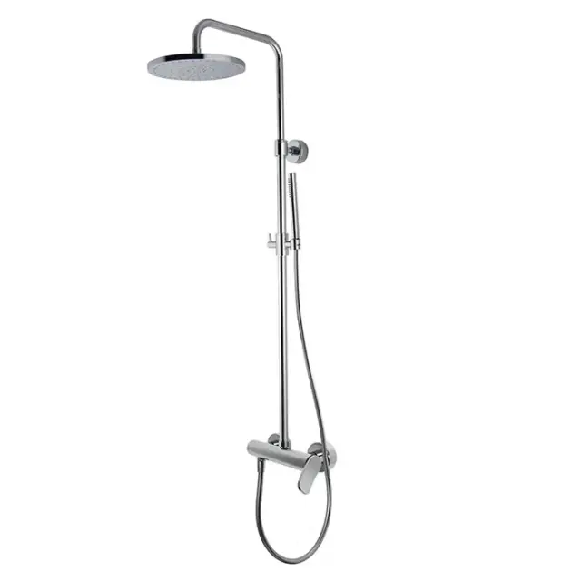 Fima Carlo Frattini Flo Душевая стойка: смеситель, верхний и ручной душ, цвет: chrome F3805/2CR