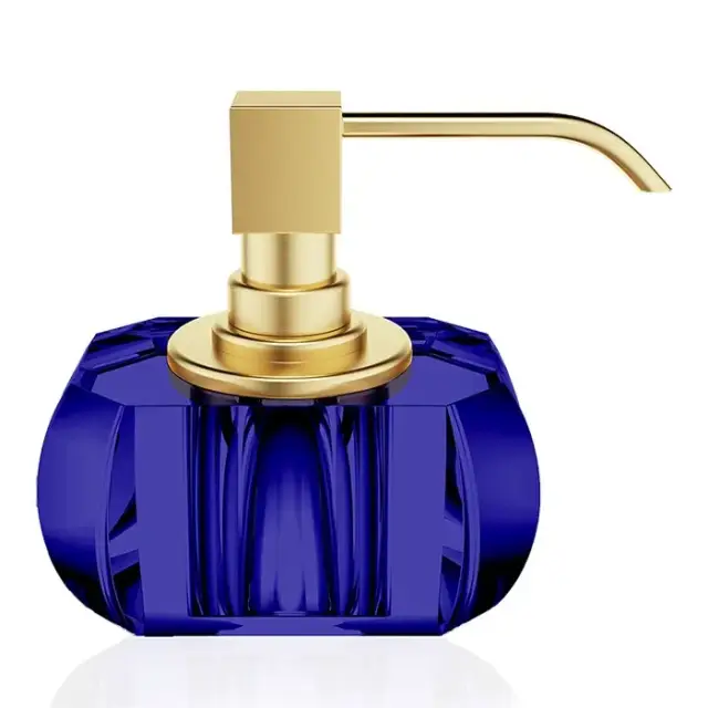 Decor Walther Kristall SSP Дозатор для мыла, с колбой из хруст. стекла, цвет: золото 0933495