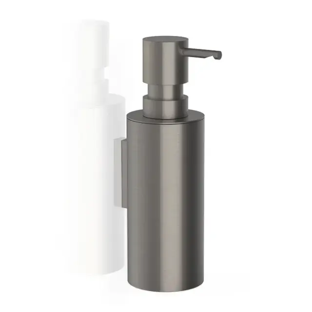 Decor Walther Mikado WSP Дозатор для мыла, подвесной, нержавеющая сталь, цвет: dark metal matt pvd 0521159