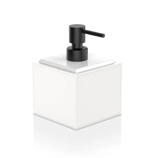 Decor Walther Brownie SSP Дозатор для мыла, настольный, искусственная кожа, цвет: черный 0937250