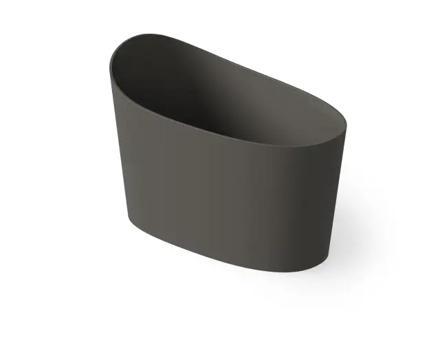 Dea Design Single Ванна из Solid Surface отдельност. 130x70 см, сидячая, с переливом, цвет: graphite DD8700 1300 5