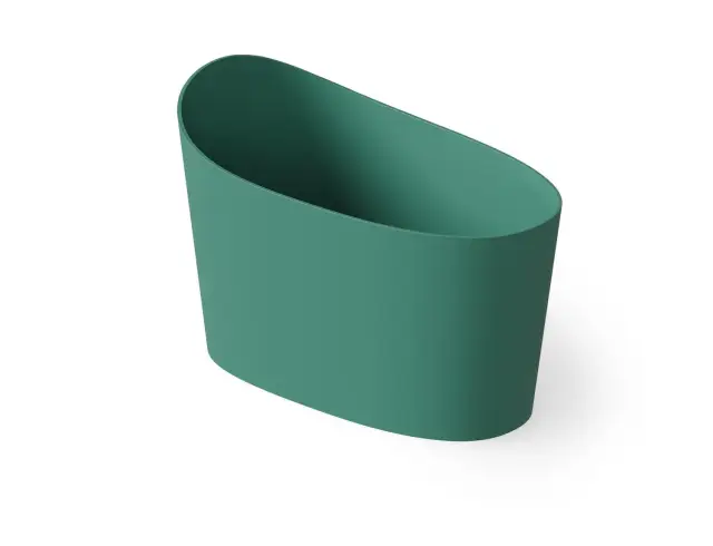Dea Design Single Ванна из Solid Surface отдельностоящая 130x70см, сидячая, с переливом, цвет: green DD8700 1300 10