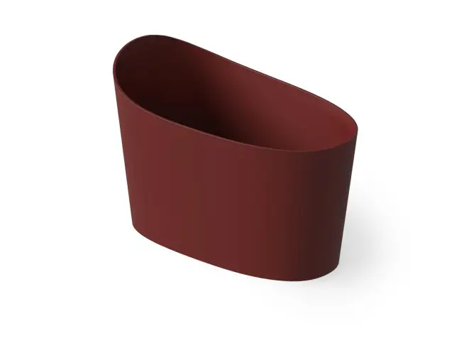 Dea Design Single Ванна из Solid Surface отдельност. 130x70 см, сидячая, с переливом, цвет: red wine DD8700 1300 17