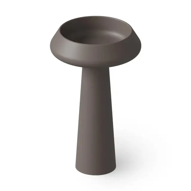 Dea Design Pedestal Basin Раковина напольная d54,5х90h см, без перел., выпуск в пол, цвет:grey brown DD2046 545 6