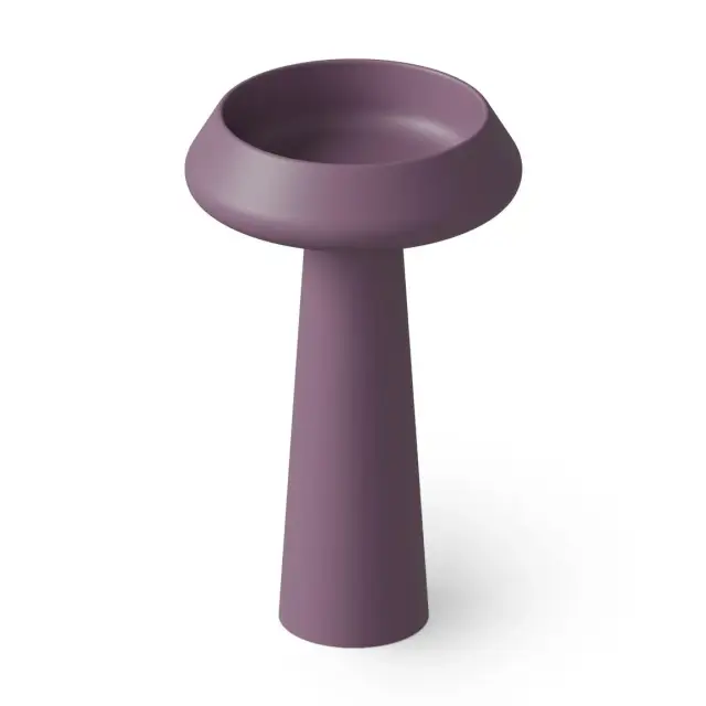 Dea Design Pedestal Basin Раковина напольная d54,5х90h см, без перелива, выпуск в пол, цвет:lavender DD2046 545 8