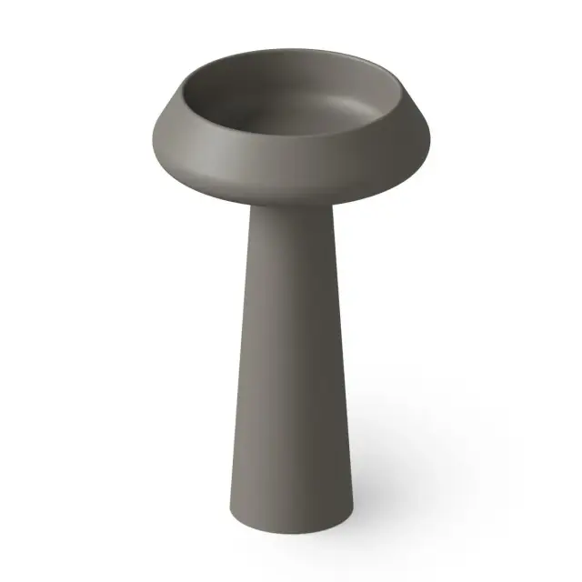 Dea Design Pedestal Basin Раковина напольная d54,5х90h см, без перелива, выпуск в пол, цвет: grey DD2046 545 3