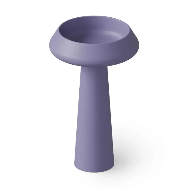 Dea Design Pedestal Basin Раковина напольная d54,5х90h см, без перелива, выпуск в пол, цвет: lilac DD2046 545 14