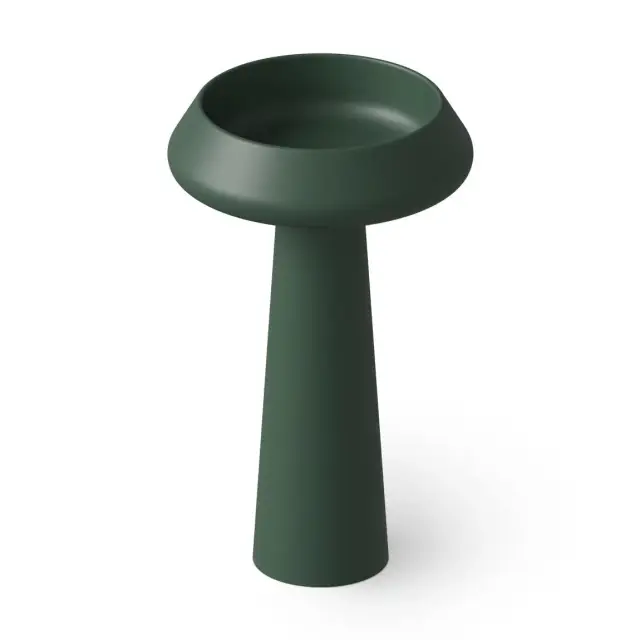 Dea Design Pedestal Basin Раковина напольная d54,5х90h см, без перел., выпуск в пол, цвет:dark green DD2046 545 11