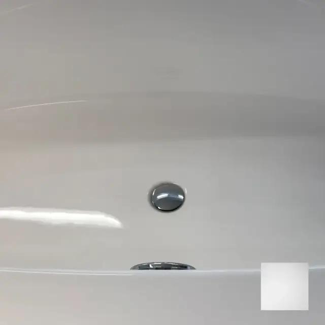 Knief Слив-перелив щелевой, гибкий шланг, горизонтальный отвод, цвет: белый матовый 0100-091-06S WM