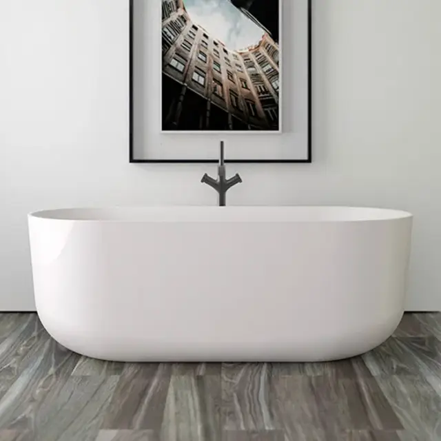 Knief Nice Ванна из Acrylic отдельностоящая 170х75 см, слив по центру, цвет: белый глянцевый 0100-260