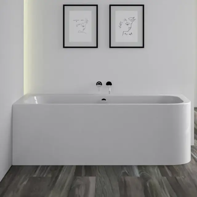 Knief Pure Ванна из Acrylic угловая 180х80 см, цвет: белый глянцевый 0100-248