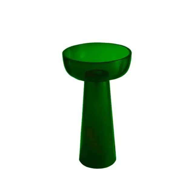 Knief Раковина напольная из полимера d59 см, цвет: malachit 70401090